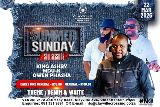 Clayville Crossing Summer Sundays Soul Session