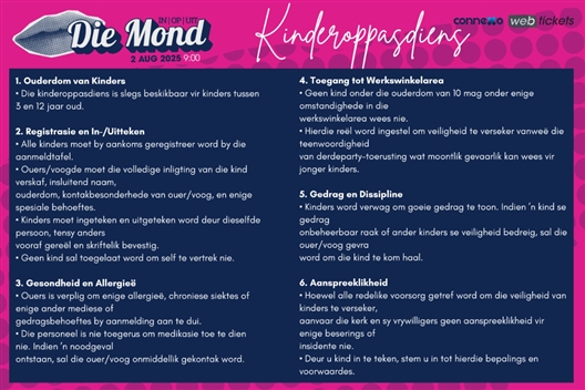 IN die mond, UIT die mond, OP die mond