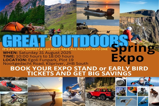 GREAT OUTDOORS SPRING EXPO JOHANNESBURG.