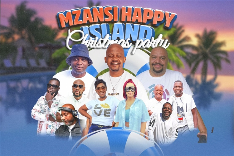 Happy island Christmas party