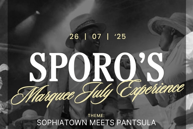 Sporo Marquee Experience Theme of the event Spantsula vs Sophia Town