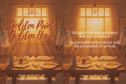 Sip & Paint - Golden Hour