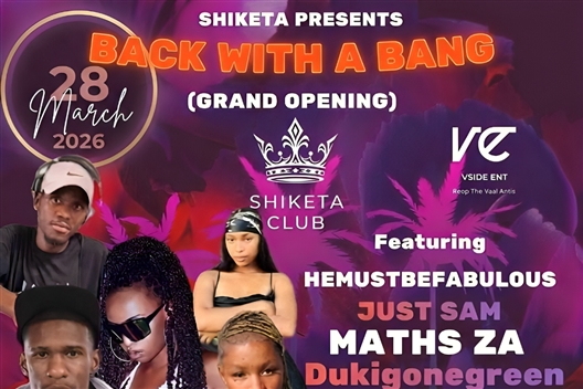 Back With A Bang (Grand Opening)