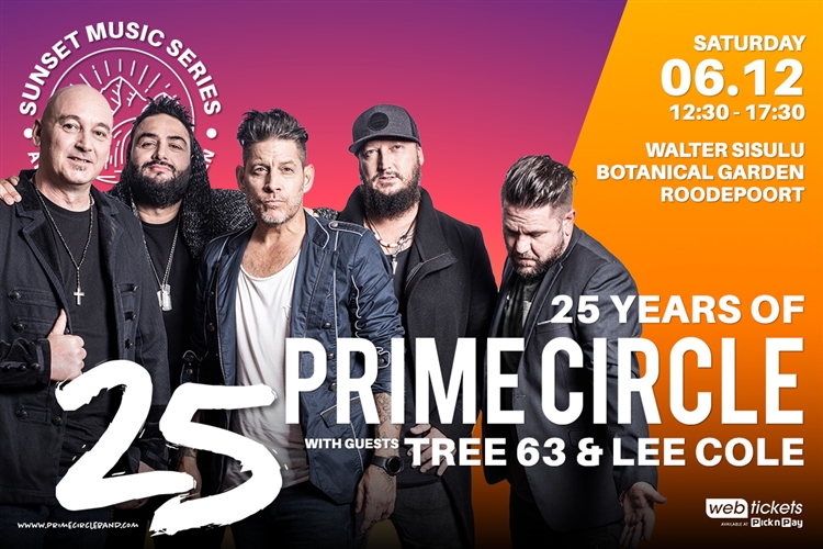 Sunset Music Series presents 25 Years of Prime Circle - Postponed to 30 May 2026
