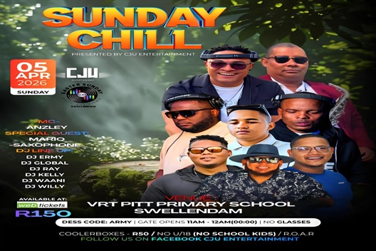 Easter Sunday Chill Out Swellendam