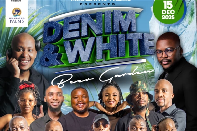 Denim & White Beer Garden