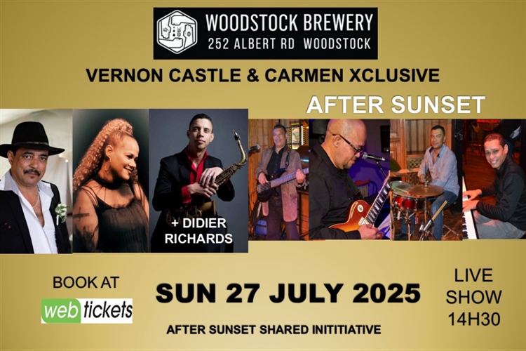 VERNON CASTLE, CARMEN XCLUSIVE & DIDIER RICHARDS - LIVE AT WOODSTOCK BREWERY