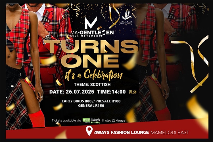 Ma Gentlemen Turns ONE