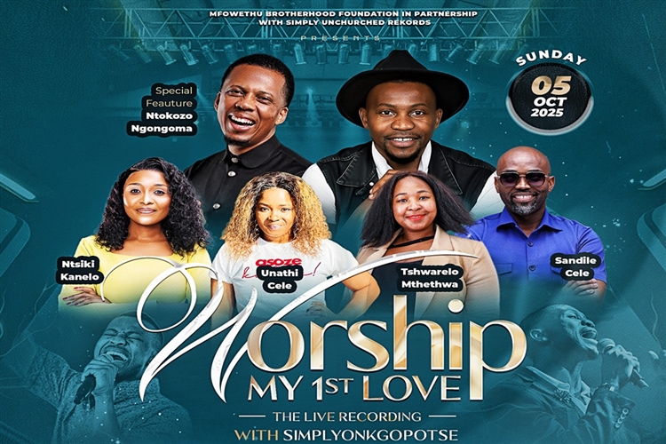 CANCELLED- Worship, "My 1st Love" - Live Recording with SimplyOnkgopotse!