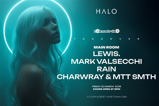 Teknotribe takeover at Halo - 21st March 2026